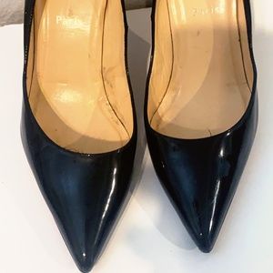 Christian Louboutin - Patent Leather 100 Pumps